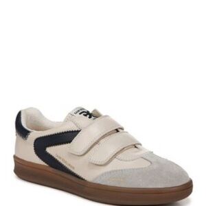Sam Edelman Talia Velcro Sneakers - Gray and Cream